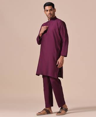 Imperial wine kurta pajama 2