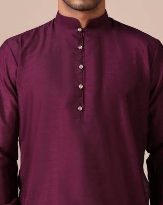 Imperial wine kurta pajama 5