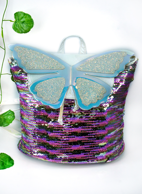 Butterfly sparkle backpack gift for sister 1