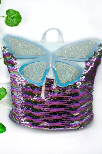 Butterfly sparkle backpack gift for sister
