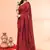 cotton handloom maroon sequin saree with blouse piece