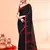 black mul cotton handloom jamdani saree with blouse piece
