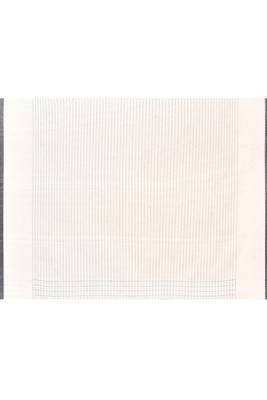 off white mul cotton handloom jamdani saree with blouse piece 5
