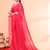 cotton handloom pink sequin saree with blouse piece