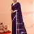 purple mul cotton handloom jamdani saree with blouse piece