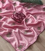 Pink kota doriya  Saree