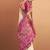 Off-white & pink soft silk bandhani print with weaving beautiful border saree