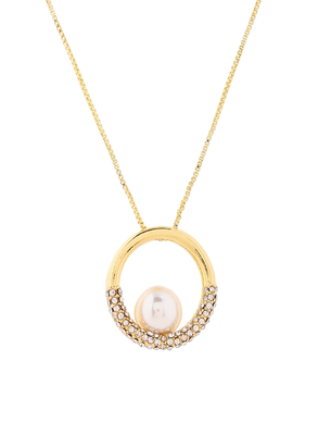 Classic gold & pearl jewelry set gift for rakhi 4