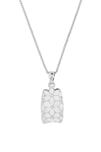 Classic white enamel & silver jewelry set gift for rakhi