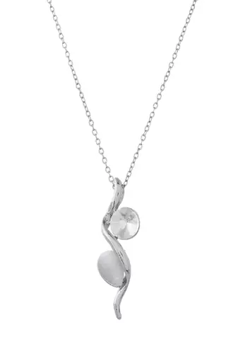 Moonlit elegance silver jewelry set gift for rakhi
