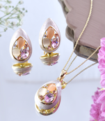 Ivory enamel elegance set gift for rakhi