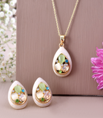 Ivory enamel elegance set gift for rakhi