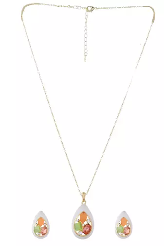 Ivory enamel elegance set gift for rakhi