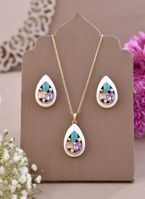 Ivory enamel elegance set gift for rakhi 1