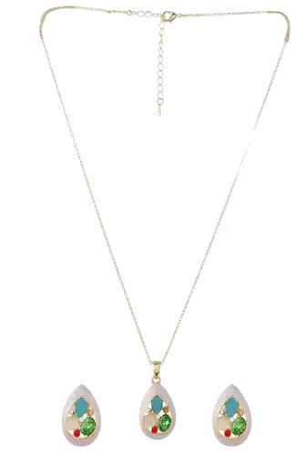 Ivory enamel elegance set gift for rakhi
