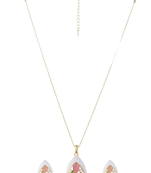 Ivory enamel elegance set gift for rakhi