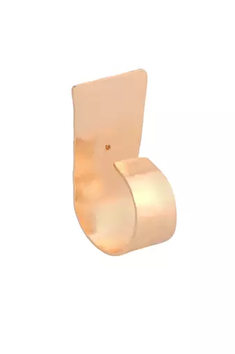Gold plated finger ring for women