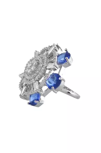 American diamond finger ring for women