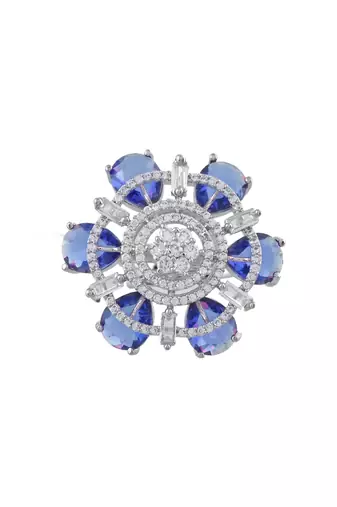 American diamond finger ring for women