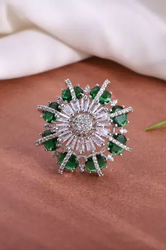 American diamond finger ring for women