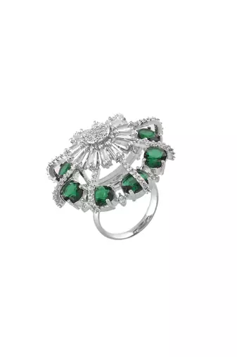 American diamond finger ring for women