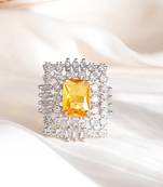 American diamond finger ring for women