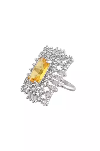 American diamond finger ring for women