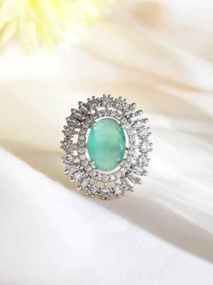 American diamond finger ring for women 1