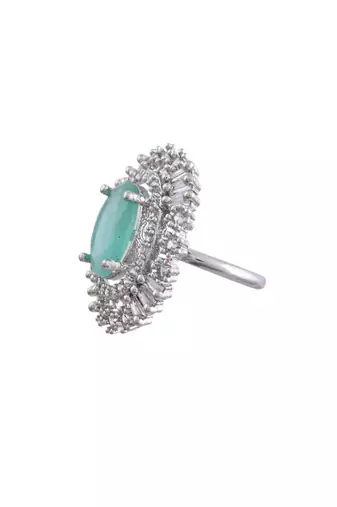 American diamond finger ring for women
