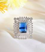 American diamond finger ring for women