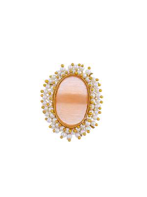 Pearl stone finger ring 3