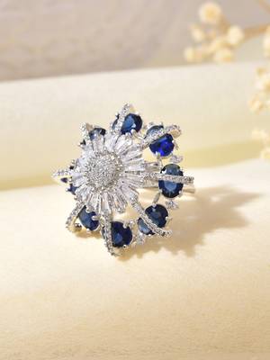 American diamond finger ring for women 2