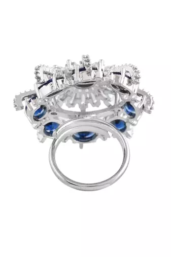 American diamond finger ring for women