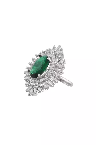 American diamond finger ring for women