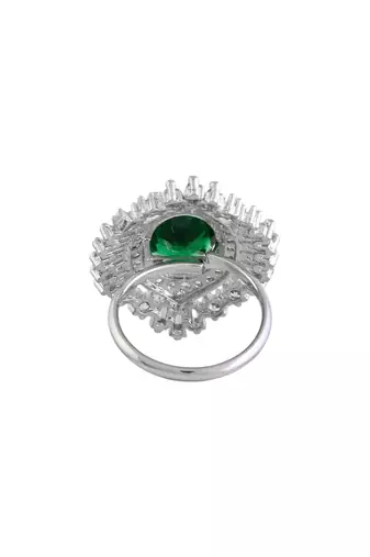 American diamond finger ring for women
