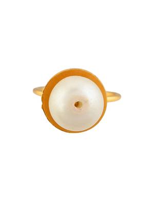 Gold plated finger ring for women 3