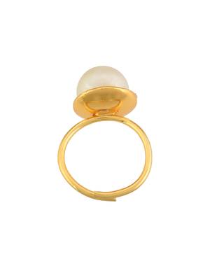 Gold plated finger ring for women 4