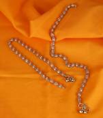 Traditional fabulous oval shape gold plated set of 2 anklet(payal) for women