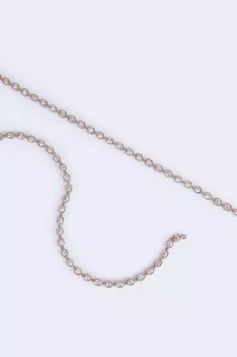 Traditional fabulous oval shape gold plated set of 2 anklet(payal) for women