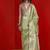 Viscose light green zari weaving border saree