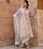 Multicolor cotton printed kurta set