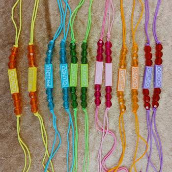 Multi beads cotton adjustable rakhi 3