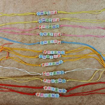 Multi beads cotton adjustable rakhi 1