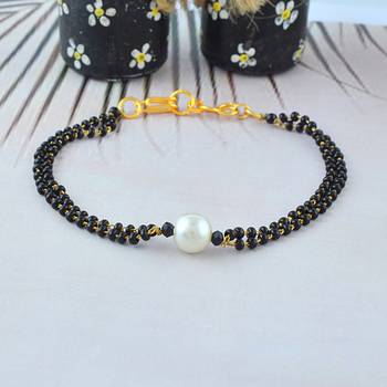 Mangalsutra chain pearl bracelet women 1