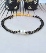 Mangalsutra chain pearl bracelet women