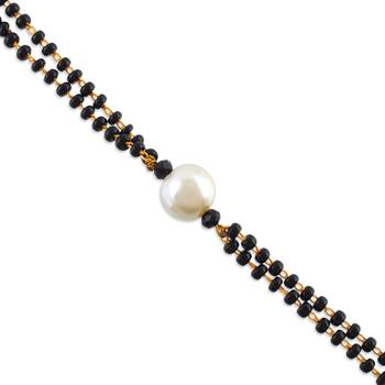 Mangalsutra chain pearl bracelet women 4