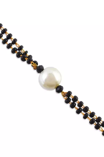 Mangalsutra chain pearl bracelet women