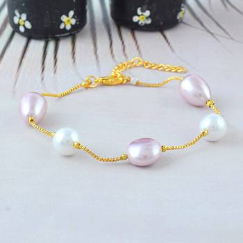 Fresh water pearls women bracelet 1
