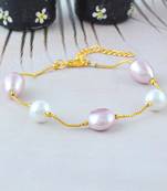 Fresh water pearls women bracelet