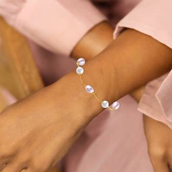 Fresh water pearls women bracelet 5